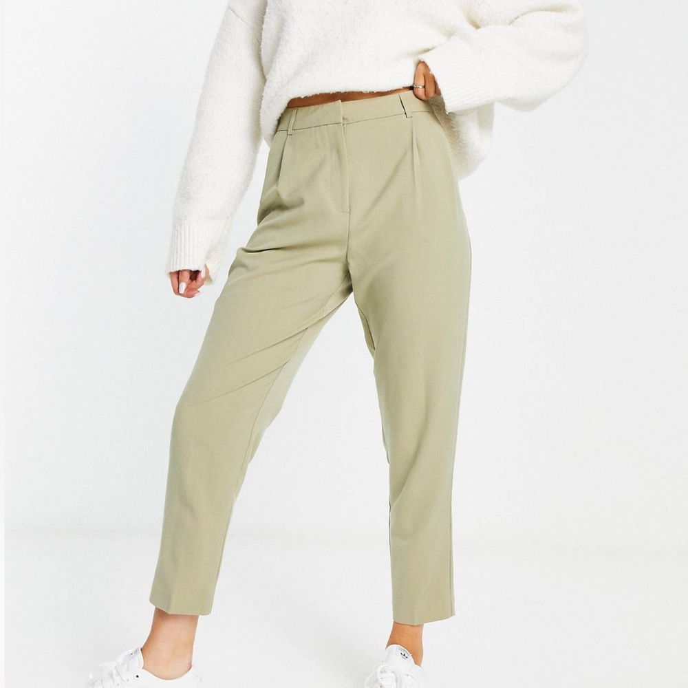ASOS Smart Tapered Pants in Sage
